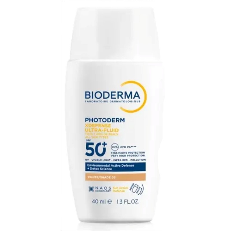 Ultra-Fluid nuantator SPF 50+, Shade 03, Photoderm Xdefense, 40 ml, Bioderma Ultra-Fluid nuantator SPF 50+, Shade 03, Photoderm Xdefense, 40 ml, Bioderma