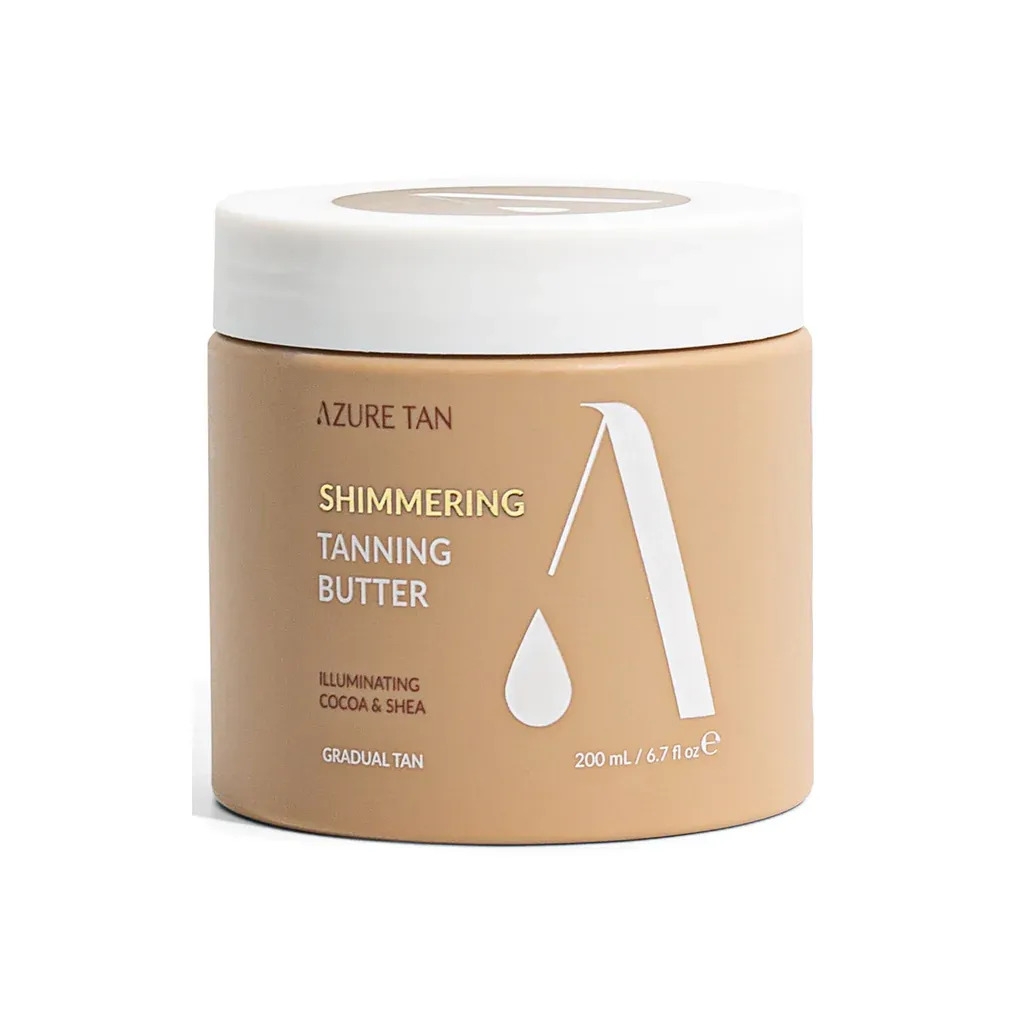 Unt hidratant autobronzant cu particule stralucitoare 200 ml, Azure Tan Unt hidratant autobronzant cu particule stralucitoare 200 ml, Azure Tan
