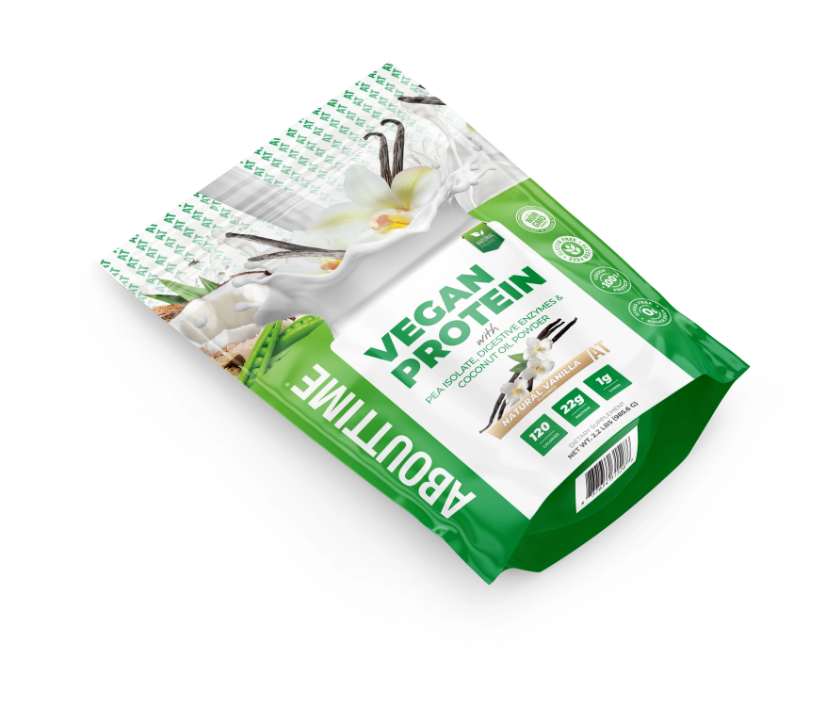Vegan Protein cu aroma naturala de vanilie, 985.6 g, AboutTime