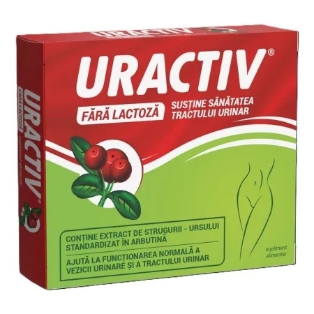 Uractiv fara lactoza, 21 capsule, Terapia Uractiv fara lactoza, 21 capsule, Terapia