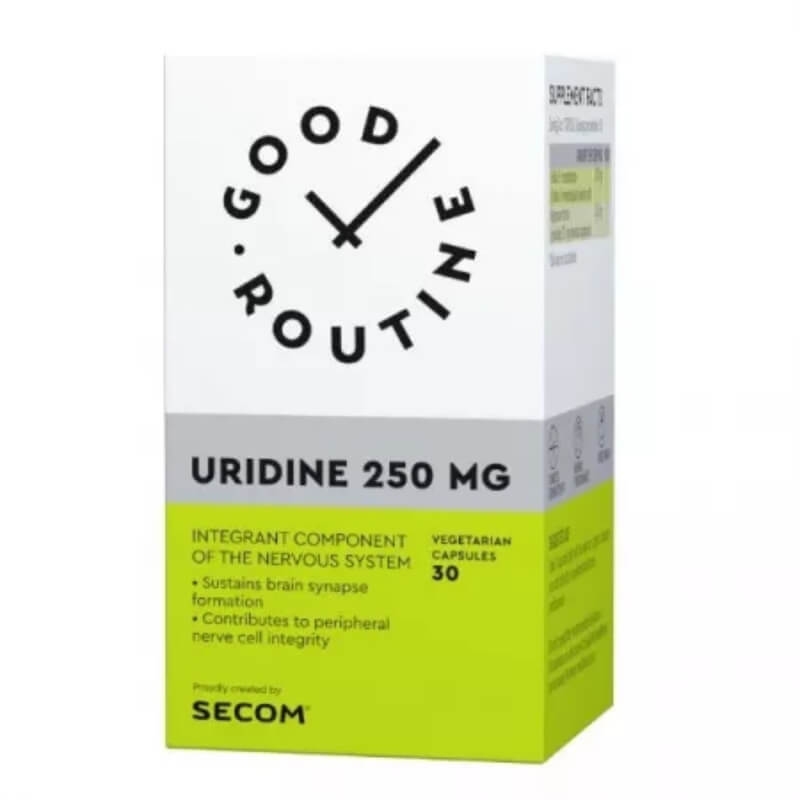 Uridine Good Routine, 250 mg, 30 capsule, Secom Uridine Good Routine, 250 mg, 30 capsule, Secom