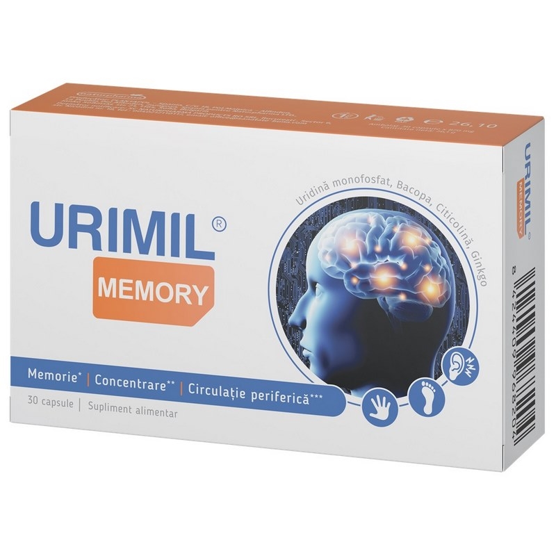 Urimil Memory, 30 capsule, Naturpharma Urimil Memory, 30 capsule, Naturpharma