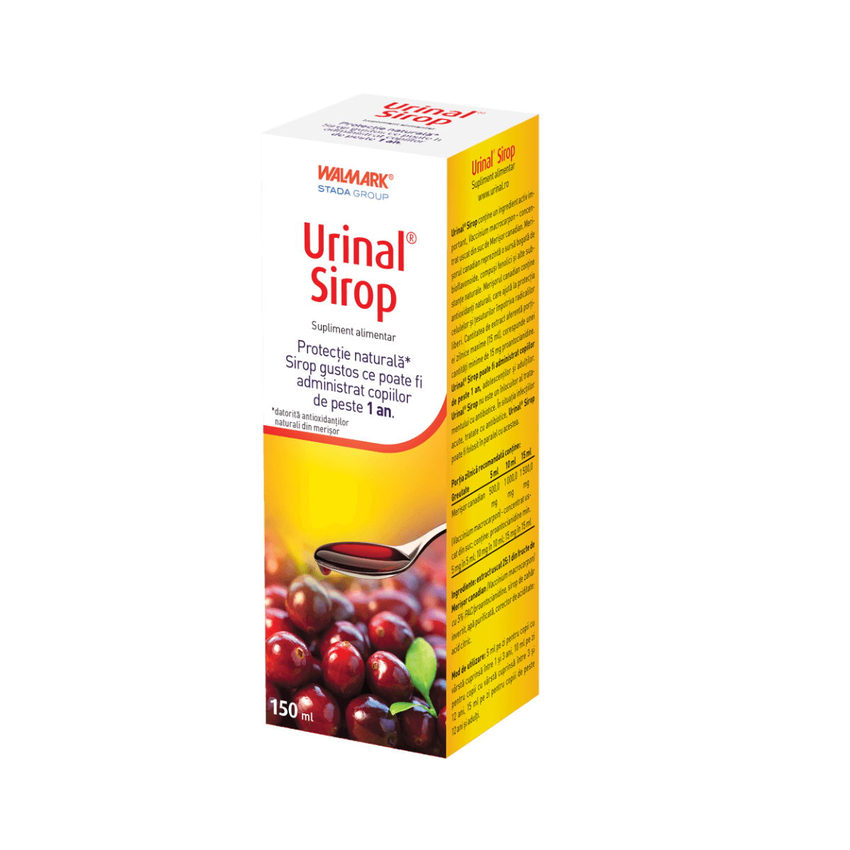 Urinal sirop, 150 ml, Walmark Urinal sirop, 150 ml, Walmark