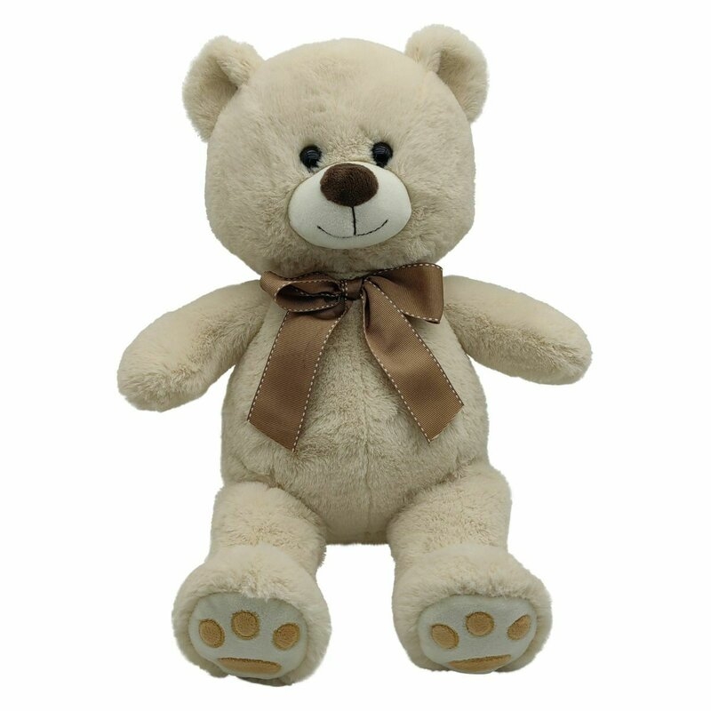 Ursulet de plus, Free2Play, Cosy, Moale, Cu fundita eleganta in jurul gatului, 45 cm, 0 luni+, Beige Ursulet de plus, Free2Play, Cosy, Moale, Cu fundita eleganta in jurul gatului, 45 cm, 0 luni+, Beige