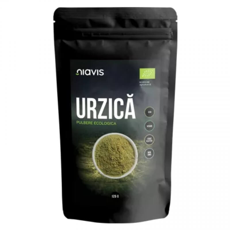 Urzica pulbere ecologica, 125 g, Niavis Urzica pulbere ecologica, 125 g, Niavis