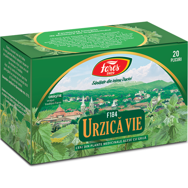 Ceai urzica vie (F184) 20plicuri, Fares Ceai urzica vie (F184) 20plicuri, Fares