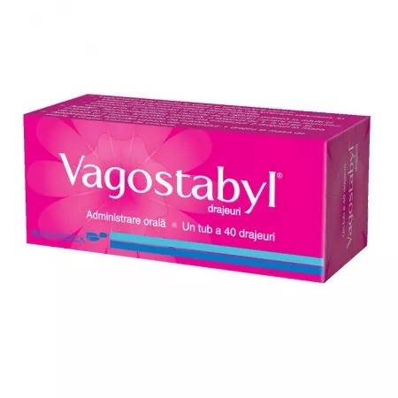 Vagostabyl, 40 drajeuri, Biocodex Vagostabyl, 40 drajeuri, Biocodex