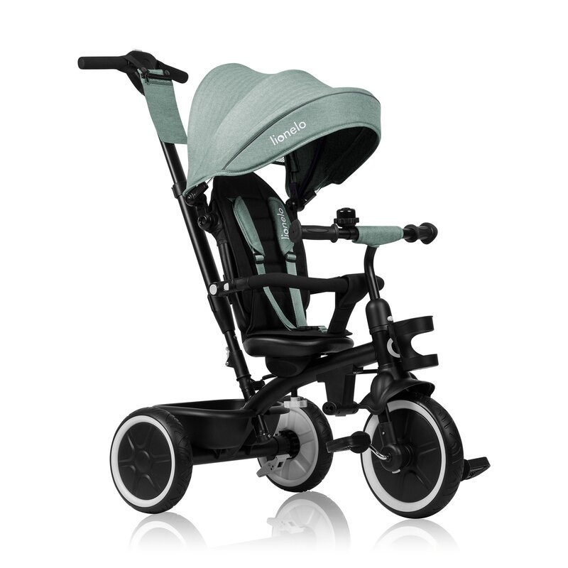 Tricicleta copii, Lionelo, Berry, 2 in 1, Multifunctionala, Suport picioare, Control al directiei, Scaun reversibil, Rotire 360 grade, Functie de roata libera, Utilizare pana la 5 ani, Constructie din otel, Conform cu standardul EN71, Verde Tricicleta copii, Lionelo, Berry, 2 in 1, Multifunctionala, Suport picioare, Control al directiei, Scaun reversibil, Rotire 360 grade, Functie de roata libera, Utilizare pana la 5 ani, Constructie din otel, Conform cu standardul EN71, Verde