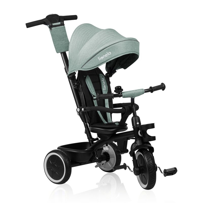 Tricicleta copii, Lionelo, Berry, 2 in 1, Multifunctionala, Suport picioare, Control al directiei, Scaun reversibil, Rotire 360 grade, Functie de roata libera, Utilizare pana la 5 ani, Constructie din otel, Conform cu standardul EN71, Verde Tricicleta copii, Lionelo, Berry, 2 in 1, Multifunctionala, Suport picioare, Control al directiei, Scaun reversibil, Rotire 360 grade, Functie de roata libera, Utilizare pana la 5 ani, Constructie din otel, Conform cu standardul EN71, Verde