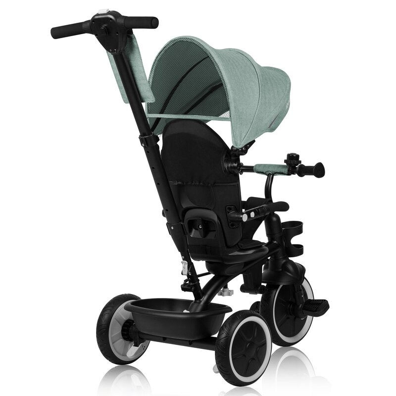 Tricicleta copii, Lionelo, Berry, 2 in 1, Multifunctionala, Suport picioare, Control al directiei, Scaun reversibil, Rotire 360 grade, Functie de roata libera, Utilizare pana la 5 ani, Constructie din otel, Conform cu standardul EN71, Verde Tricicleta copii, Lionelo, Berry, 2 in 1, Multifunctionala, Suport picioare, Control al directiei, Scaun reversibil, Rotire 360 grade, Functie de roata libera, Utilizare pana la 5 ani, Constructie din otel, Conform cu standardul EN71, Verde