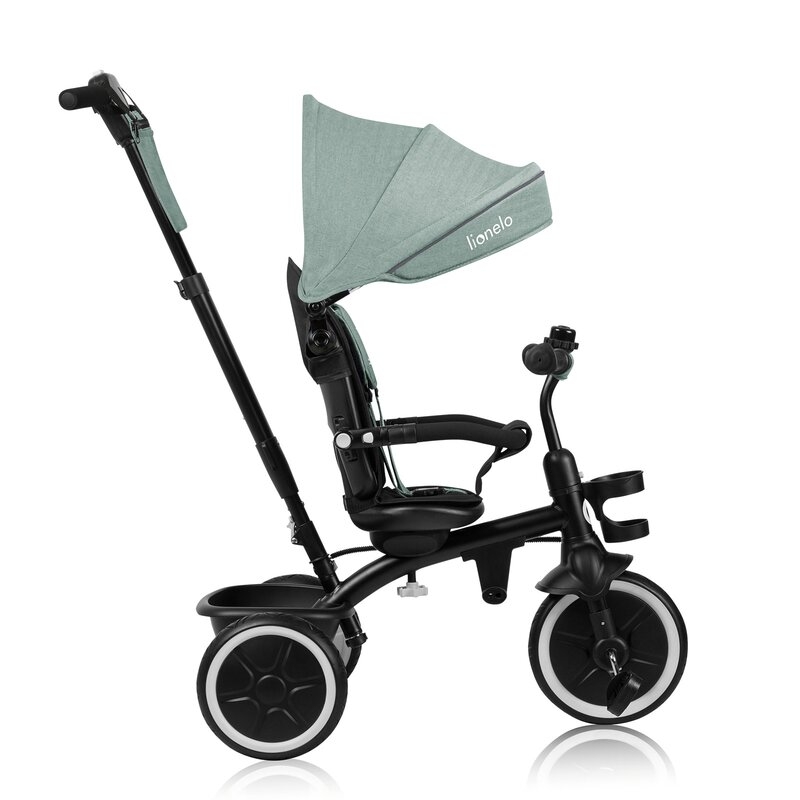 Tricicleta copii, Lionelo, Berry, 2 in 1, Multifunctionala, Suport picioare, Control al directiei, Scaun reversibil, Rotire 360 grade, Functie de roata libera, Utilizare pana la 5 ani, Constructie din otel, Conform cu standardul EN71, Verde Tricicleta copii, Lionelo, Berry, 2 in 1, Multifunctionala, Suport picioare, Control al directiei, Scaun reversibil, Rotire 360 grade, Functie de roata libera, Utilizare pana la 5 ani, Constructie din otel, Conform cu standardul EN71, Verde