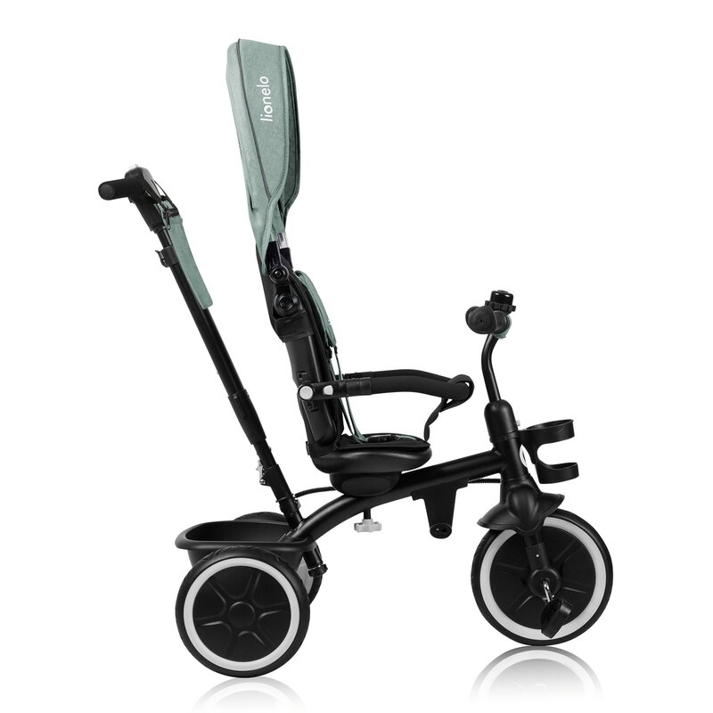 Tricicleta copii, Lionelo, Berry, 2 in 1, Multifunctionala, Suport picioare, Control al directiei, Scaun reversibil, Rotire 360 grade, Functie de roata libera, Utilizare pana la 5 ani, Constructie din otel, Conform cu standardul EN71, Verde Tricicleta copii, Lionelo, Berry, 2 in 1, Multifunctionala, Suport picioare, Control al directiei, Scaun reversibil, Rotire 360 grade, Functie de roata libera, Utilizare pana la 5 ani, Constructie din otel, Conform cu standardul EN71, Verde