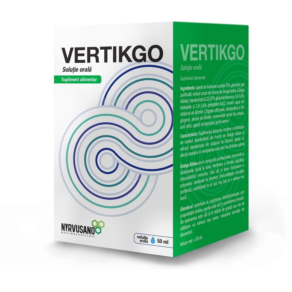 Vertikgo solutie orala 50ml Vertikgo solutie orala 50ml