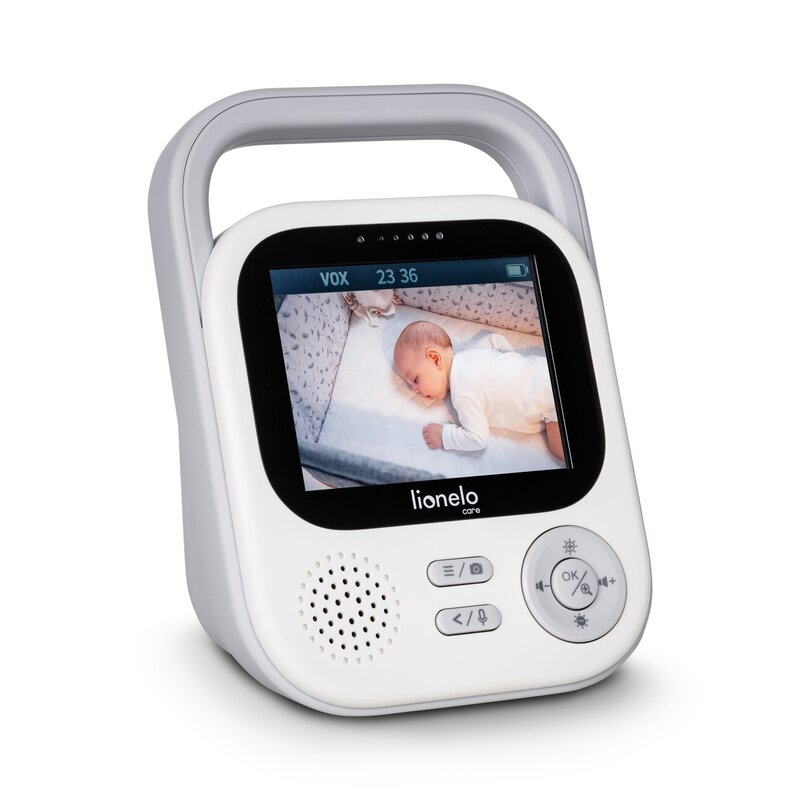 Video monitor, Lionelo, Babyline 3.2, Full HD, Comunicare bidirectionala, 2.8 inch, Cu sunete si mod de noapte, Cu 5 niveluri de detectare a sunetului, Alb Video monitor, Lionelo, Babyline 3.2, Full HD, Comunicare bidirectionala, 2.8 inch, Cu sunete si mod de noapte, Cu 5 niveluri de detectare a sunetului, Alb