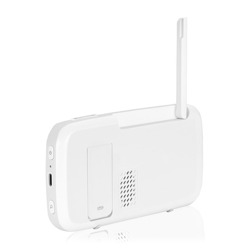Video monitor, Lionelo, Babyline 9.1, Conexiune prin aplicatia Lionelo Smart, Pana la 8h de functionare, Comunicare bidirectionala, Cu senzor de miscare si sunete Alb Video monitor, Lionelo, Babyline 9.1, Conexiune prin aplicatia Lionelo Smart, Pana la 8h de functionare, Comunicare bidirectionala, Cu senzor de miscare si sunete Alb