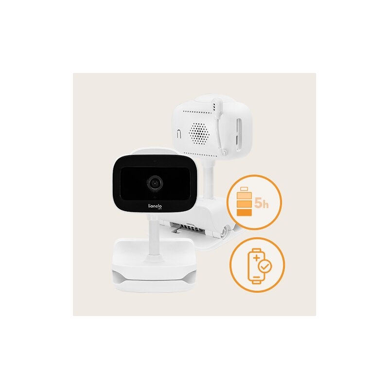 Video monitor, Lionelo, Babyline Go, Cu aplicatia dedicata Lionelo Smart, Mod de noapte 8m, Cu functie de iluminare, Pana la 5h functionare wireless, Comunicare bidirectionala, Rotatie 180 grade, Alb Video monitor, Lionelo, Babyline Go, Cu aplicatia dedicata Lionelo Smart, Mod de noapte 8m, Cu functie de iluminare, Pana la 5h functionare wireless, Comunicare bidirectionala, Rotatie 180 grade, Alb