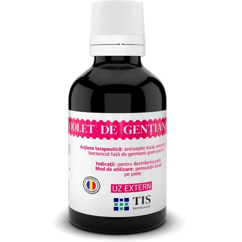 Violet de gentiana, 1%, 25 ml, Tis Farmaceutic Violet de gentiana, 1%, 25 ml, Tis Farmaceutic