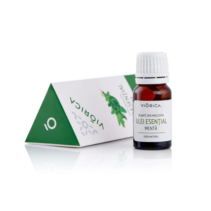 Ulei esential de menta, 10 ml, Viorica Ulei esential de menta, 10 ml, Viorica