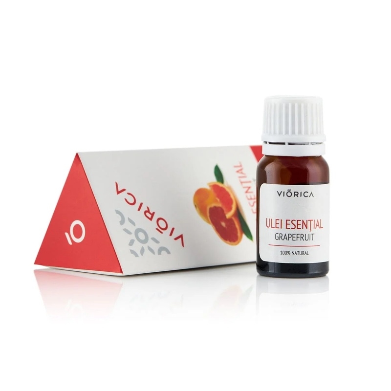Ulei esential de grapefruit, 10 ml, Viorica Ulei esential de grapefruit, 10 ml, Viorica