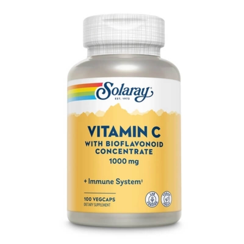 Vitamin C Solaray, 1000 mg, 100 capsule, Secom Vitamin C Solaray, 1000 mg, 100 capsule, Secom