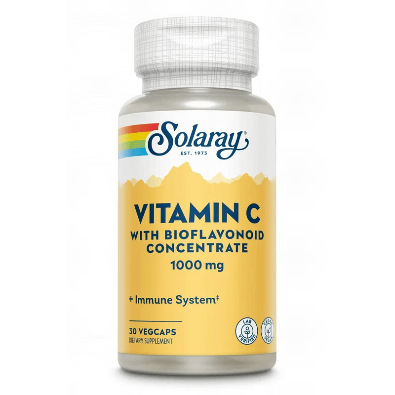 Vitamin C Solaray, 30 capsule vegetale, Secom Vitamin C Solaray, 30 capsule vegetale, Secom