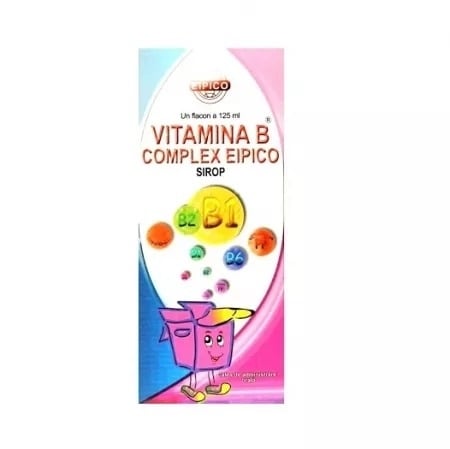 Vitamina B complex sirop, 125 ml, Eipico Vitamina B complex sirop, 125 ml, Eipico
