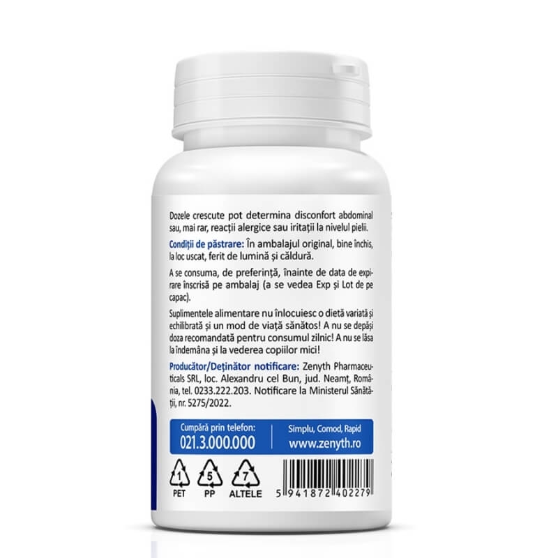 Vitamina B1, 60 capsule, Zenyth Vitamina B1, 60 capsule, Zenyth