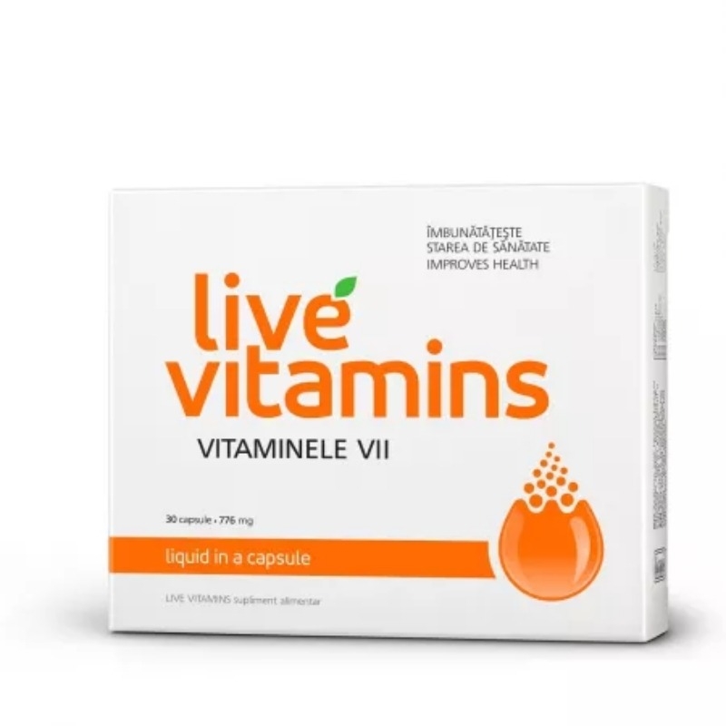 Live Vitamins, 30 capsule, Vitaslim Live Vitamins, 30 capsule, Vitaslim