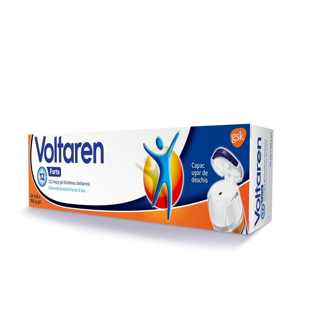 Voltaren Forte gel, 23.2mg/g, 180 g, Haleon Voltaren Forte gel, 23.2mg/g, 180 g, Haleon