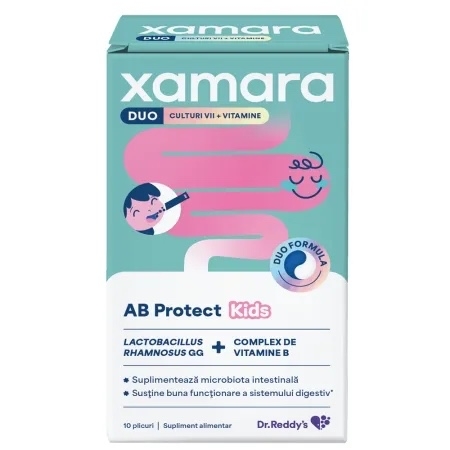 Xamara Duo AB Protect Kids, 10 plicuri, Dr. Reddys Xamara Duo AB Protect Kids, 10 plicuri, Dr. Reddys
