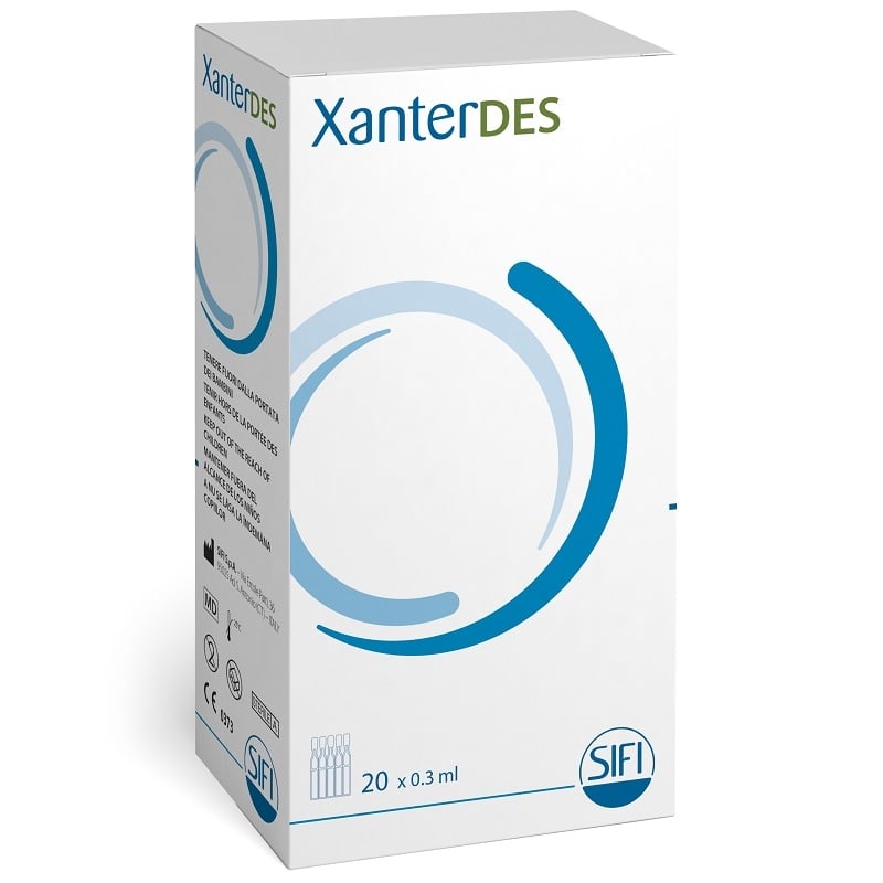 Solutie oftalmica Xanterdes, 20 flacoane monodoza x 0.3 ml, SIFI Solutie oftalmica Xanterdes, 20 flacoane monodoza x 0.3 ml, SIFI