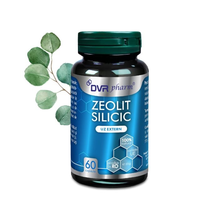 Zeolit Silicic, 60 capsule, DVR Pharm Zeolit Silicic, 60 capsule, DVR Pharm